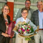 Ulrike Seip, Björn Köhler und Lorenz Kock verabschiedeten Dr. Birgit Richtberg (Mitte) aus dem Aufsichtsrat der EGV.
